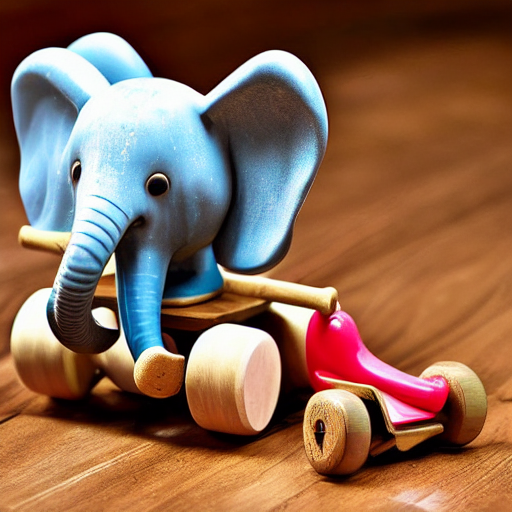 036_a wooden skate with a toy elephant inside of it.png
